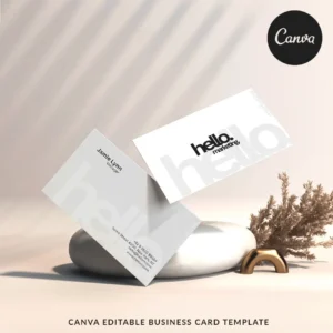 Hello - Canva Business Card Template