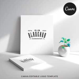 Bladehub - Canva Logo Template