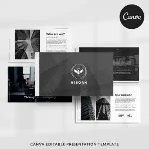 Reborn - Canva Presentation Template