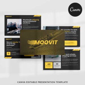 Moovit - Canva Presentation Template