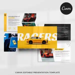 Racers - Canva Presentation Template