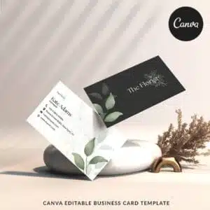 The Florist - Canva Business Card Template