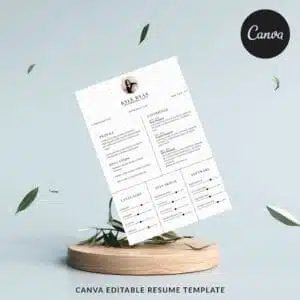 KR - Canva Resume Template
