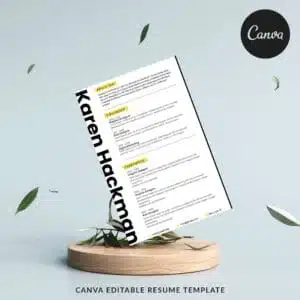 KH - Canva Resume Template
