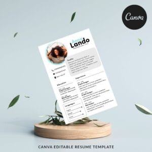 AL - Canva Resume Template