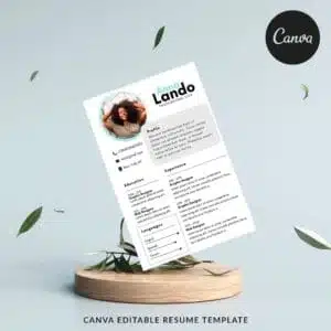 AL - Canva Resume Template