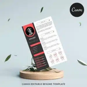 WT - Canva Resume Template