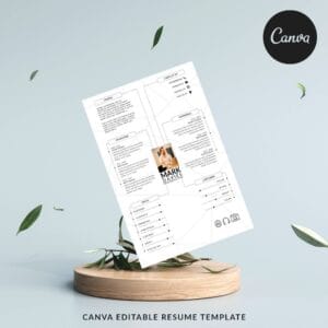 MD - Canva Resume Template