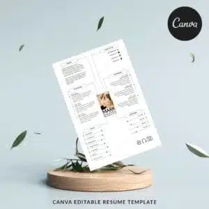 MD - Canva Resume Template
