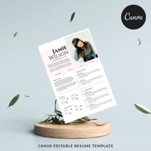 JW - Canva Resume Template