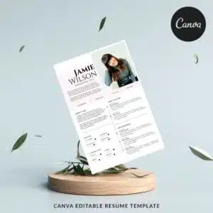 JW - Canva Resume Template