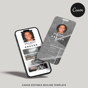 John Davies - Canva BioLink Instagram Template