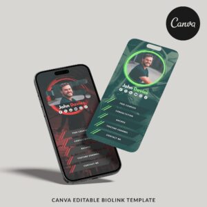 Fitness - Canva BioLink Instagram Template