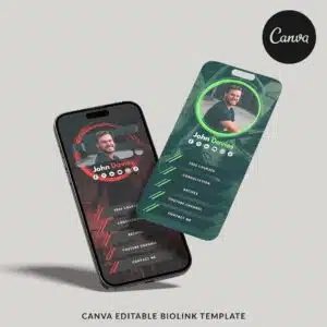 Fitness - Canva BioLink Instagram Template