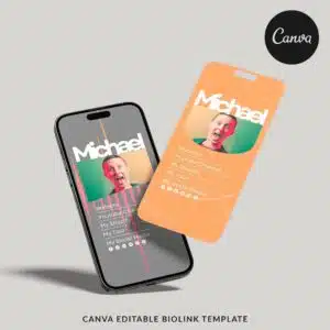 Michael - Canva BioLink Instagram Template