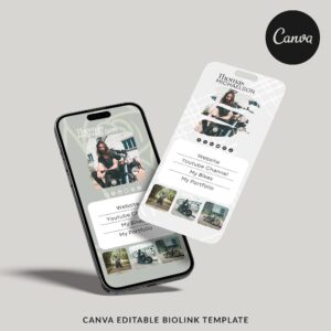 Motorbike - Canva BioLink Instagram Template