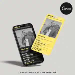 Join Me! - Canva BioLink Instagram Template