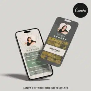 The Florist - Canva BioLink Instagram Template