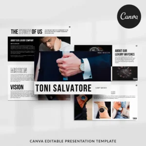 Toni Salvatore - Canva Presentation Template