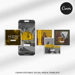 Streetwear | 80 Matching Canva Social Media Post Templates