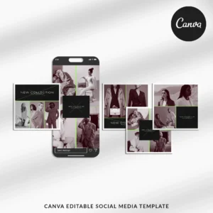 Moderno | 80 Matching Canva Social Media Post Templates