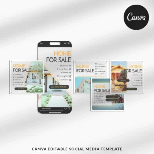 The Realtors | 85 Matching Canva Social Media Post Templates