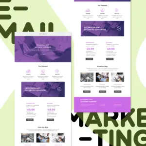 Finance | Canva E-mail Newsletter Template