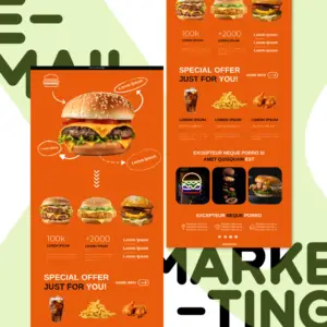 Burger | Canva E-mail Newsletter Template