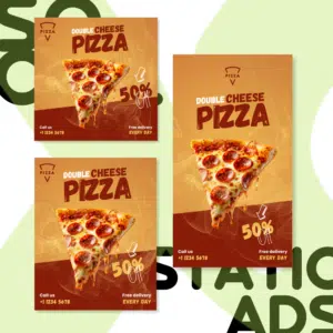 Pizza | Canva Social Static Template