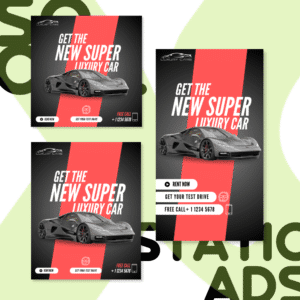 Car | Canva Social Static Template