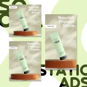 Cream tube | Canva Social Static Template