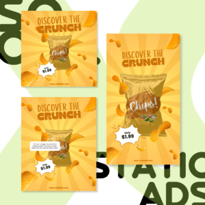 Chips | Canva Social Static Template