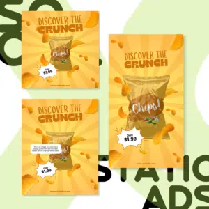 Chips | Canva Social Static Template