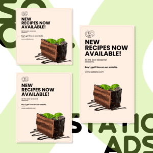 Recipes | Canva Social Static Template