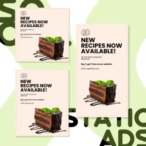 Recipes | Canva Social Static Template