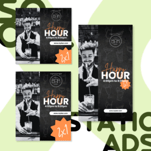 Happy Hour | Canva Social Static Template