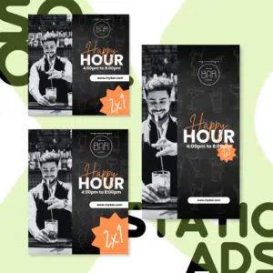 Happy Hour | Canva Social Static Template
