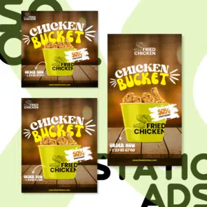 Chicket Bucket | Canva Social Static Template