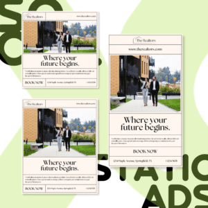 The Realtors | Plantilla Canva para Anuncios Estáticos